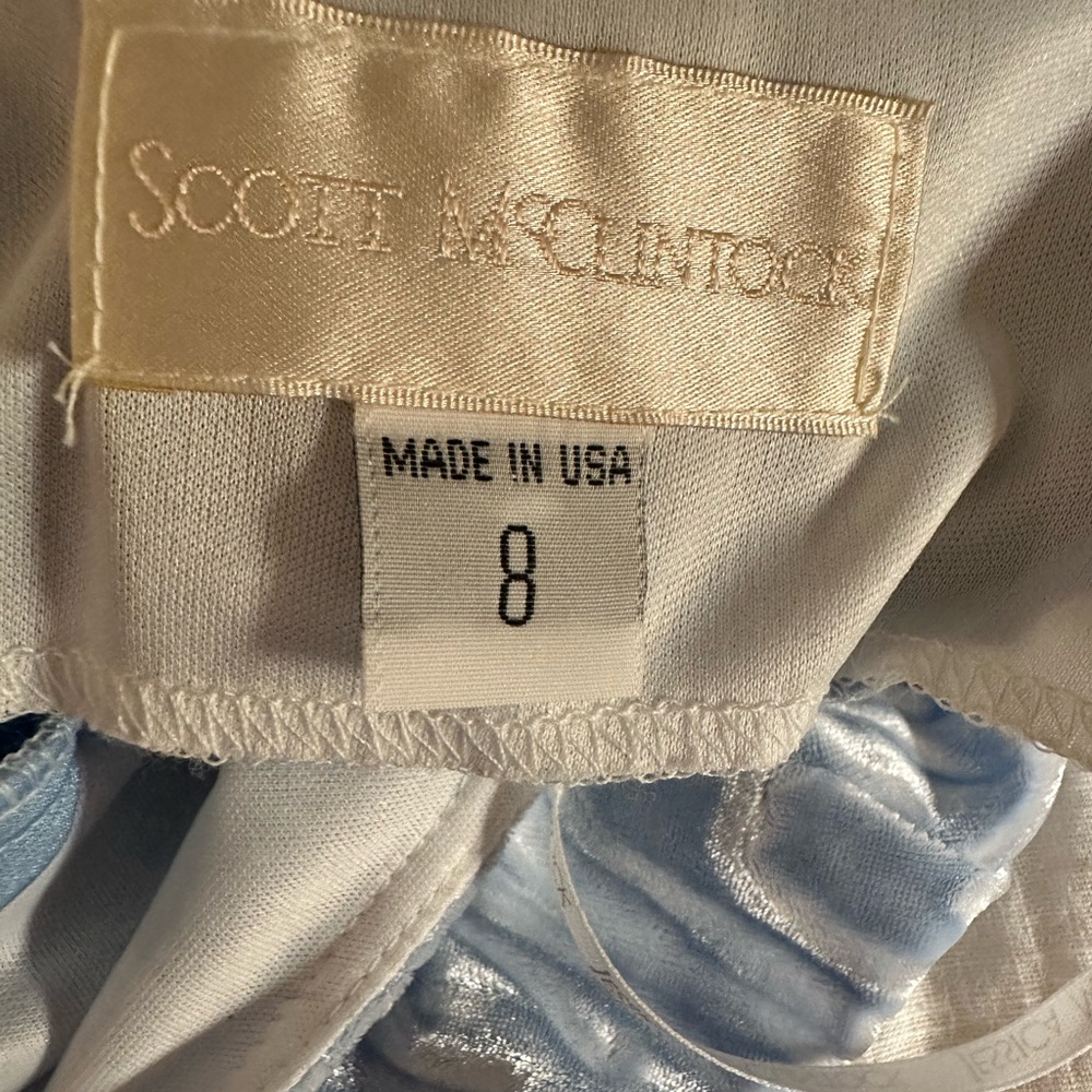 Scott McClintock dress. Size 8. Gorgeous light blue!